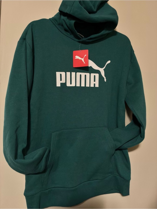 Puma Other - Puma Men's Teal Pullover Hoodie with White Logo